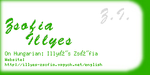 zsofia illyes business card